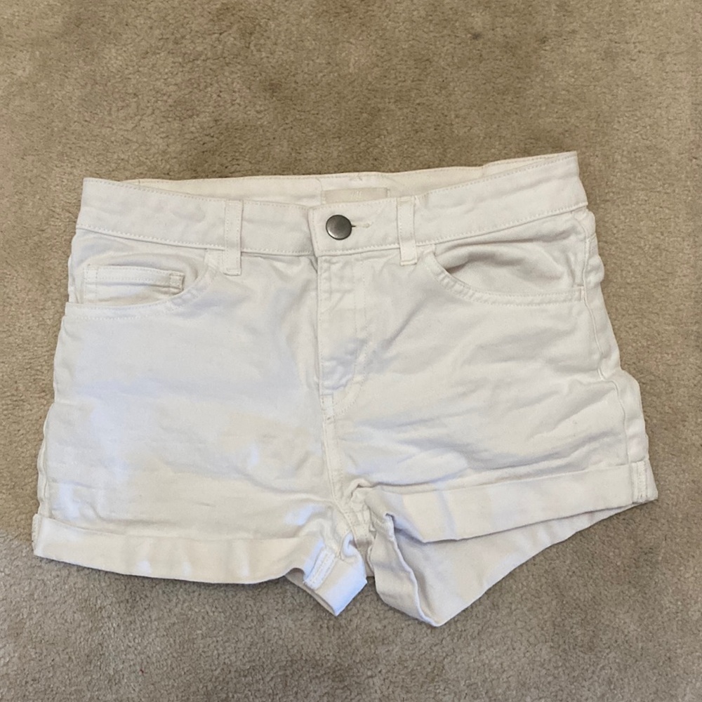 H&M white girls shorts